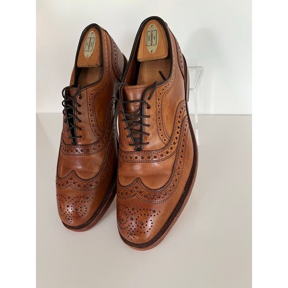 Allen Edmonds Cambridge Shell Cordovan Wingtip Handcrafted in USA Size 9 JJ - Picture 4 of 14